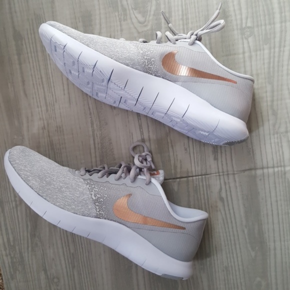 women's nike flex contact rose gold